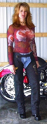 Zone Tailed Denim - Denim Motorcycle Chaps - Hand Made in USA